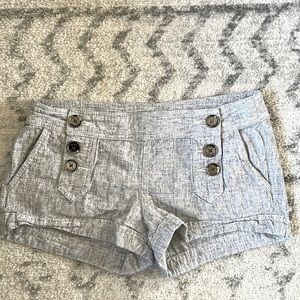 Light gray Express sailor shorts